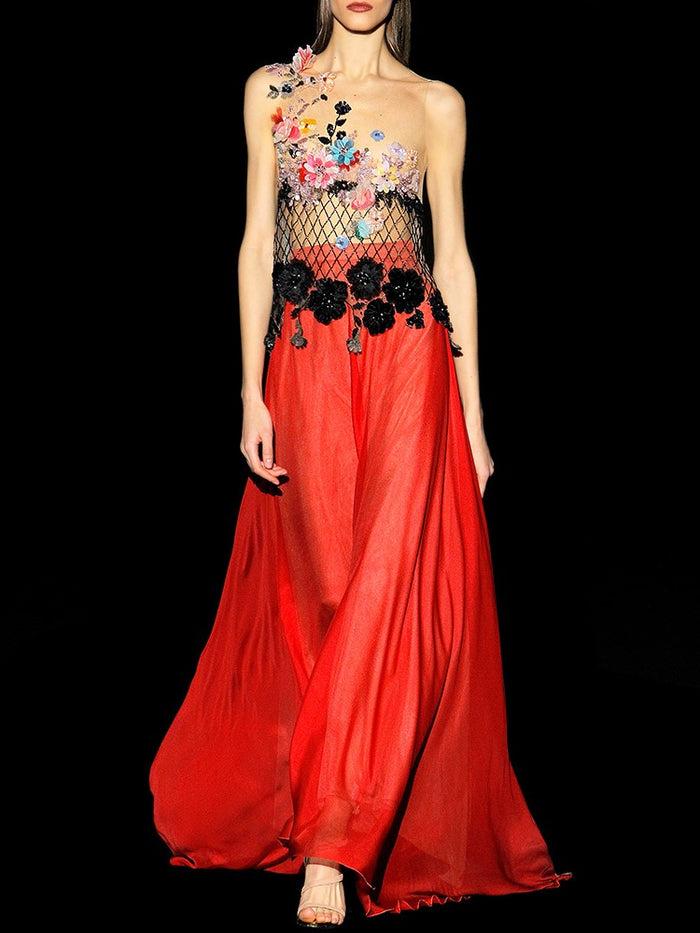 Hannibal laguna Look 44 Blusa Joya ENEBRO y Falda ETNIA