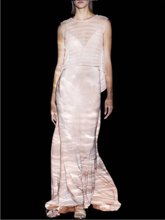 Hannibal Laguna Look 8 Blusa Joya BO Y Vestido BARBARY