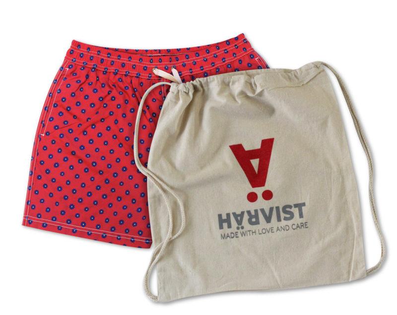 Härvist Bañador Coral Con Flores Azules