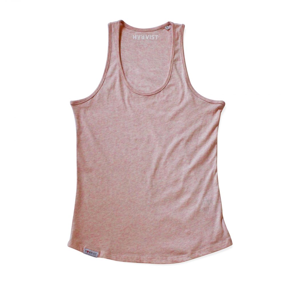 Härvist Camiseta de tirantes Mujer Rosa Jaspeado