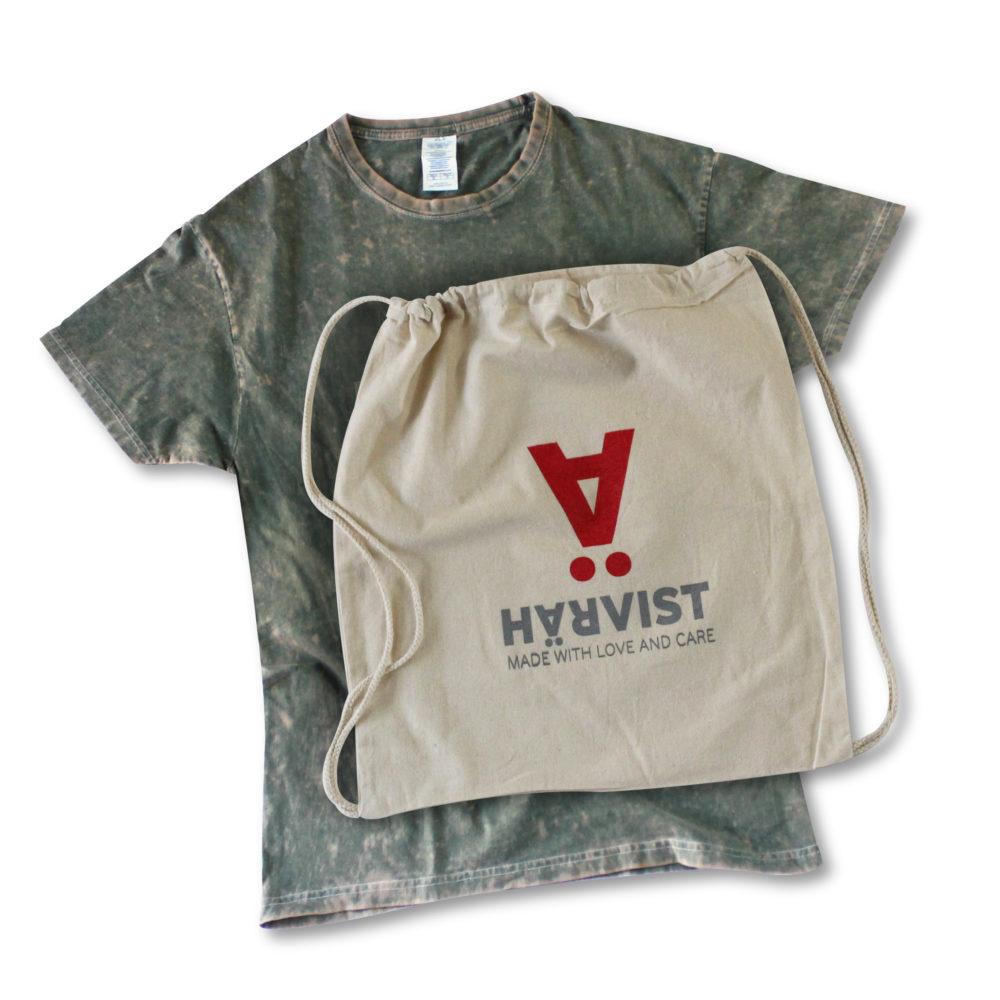 Härvist Camiseta Teñida Verde Moto