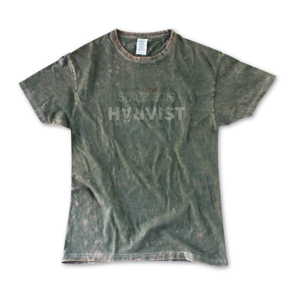 Härvist Camiseta Teñida Verde