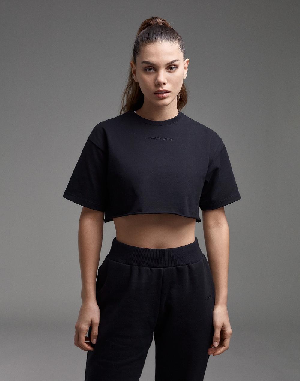 Hawkers DXB CROP TOP BLACK