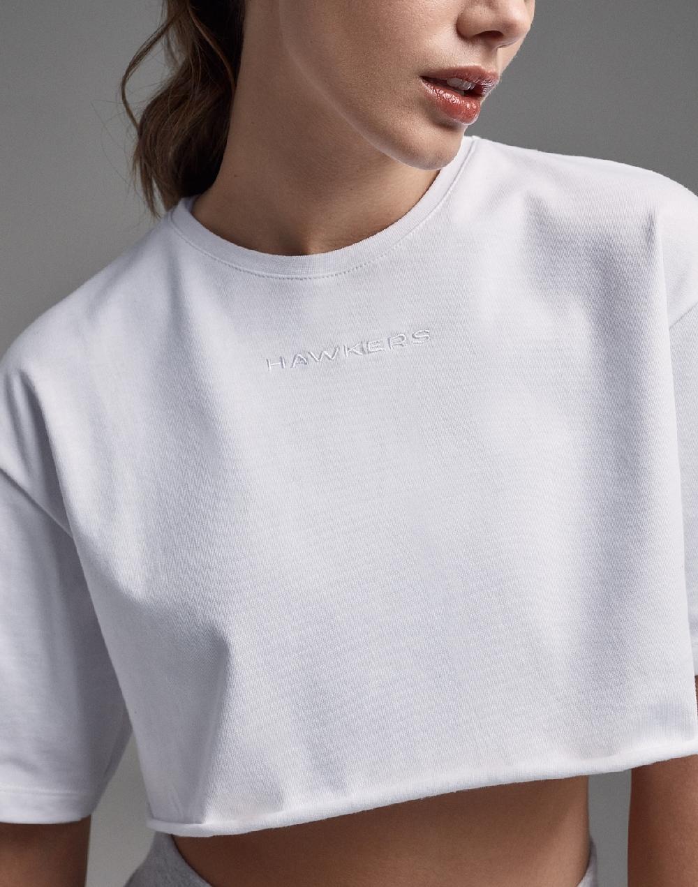 Hawkers DXB CROP TOP WHITE