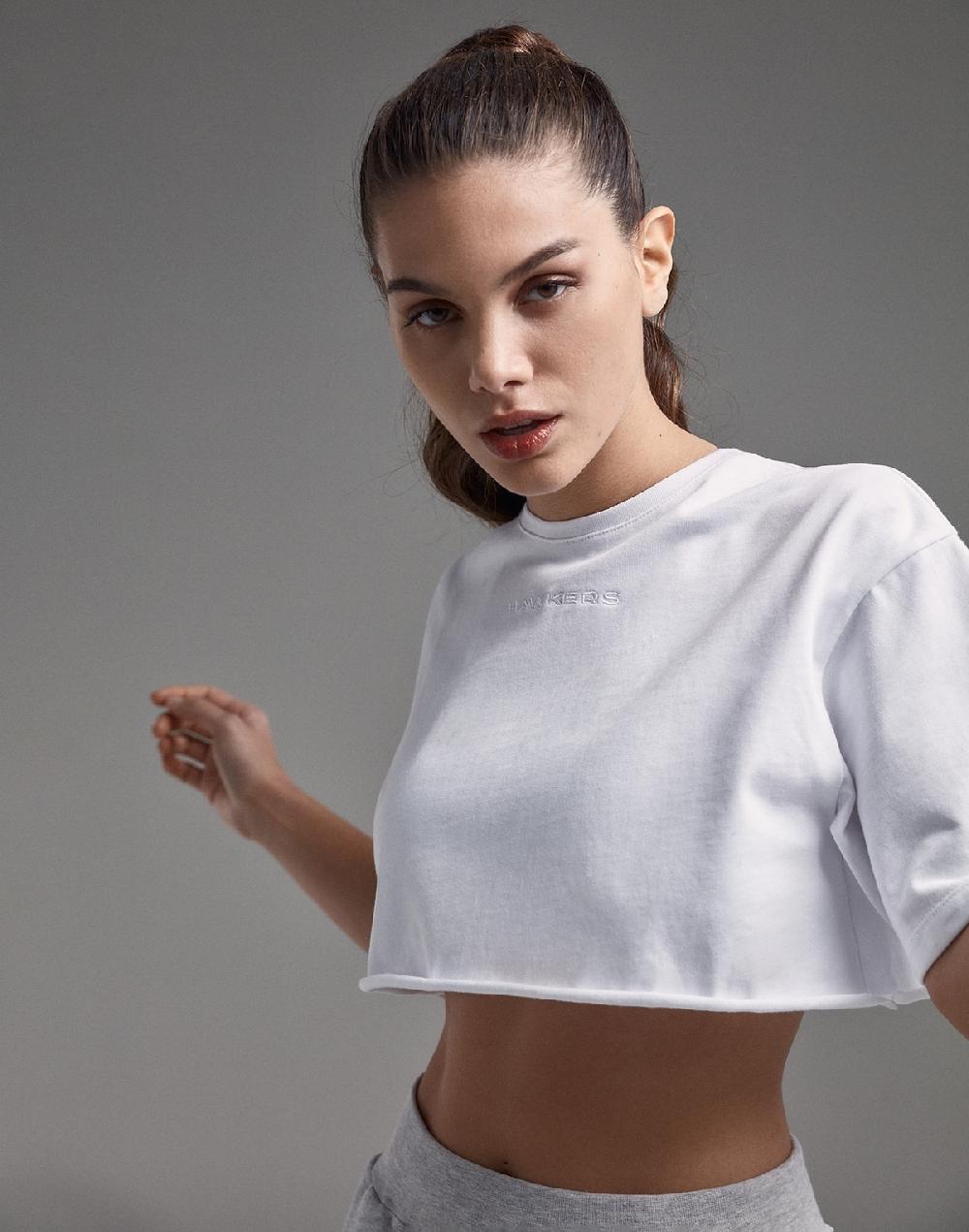 Hawkers DXB CROP TOP WHITE