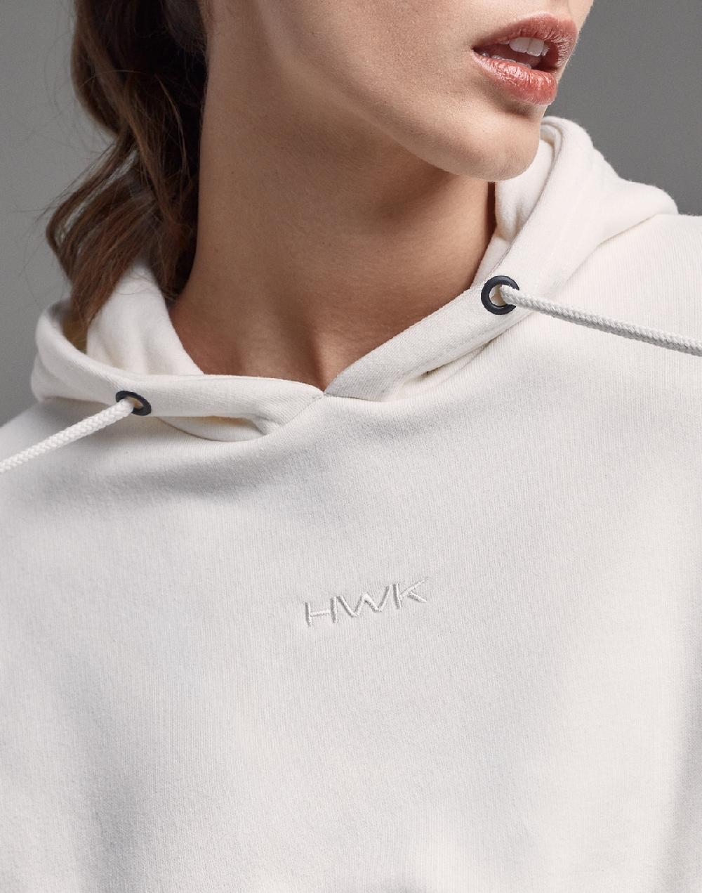 Hawkers FRA CROP HOODIE CREAM