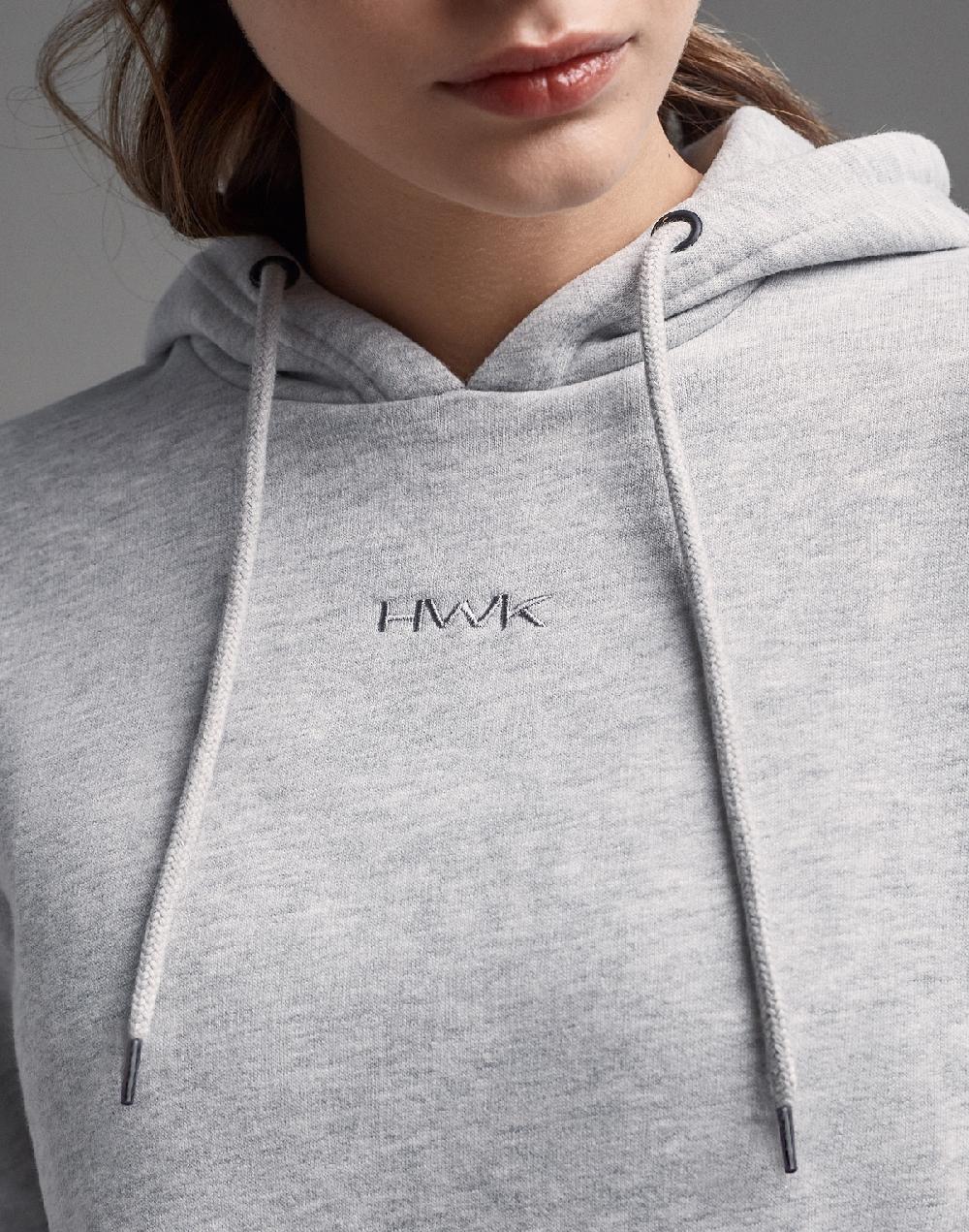 Hawkers FRA CROP HOODIE GREY