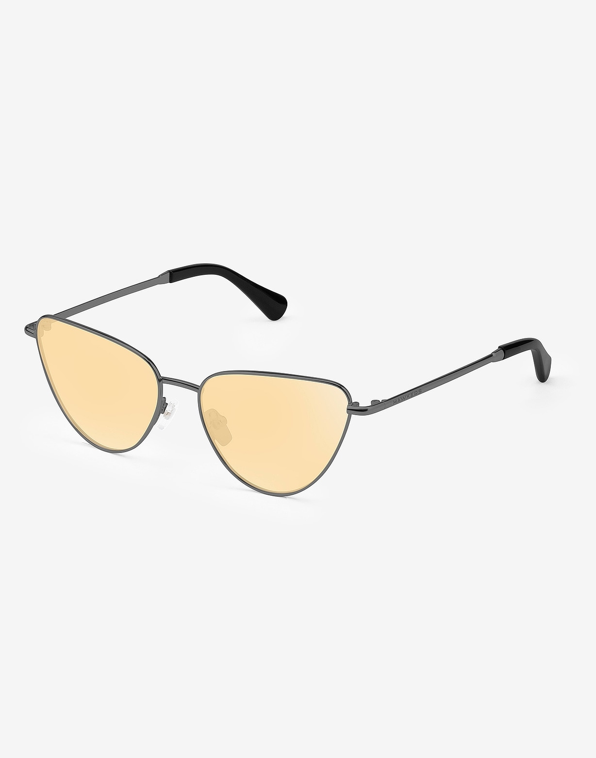 Hawkers GUN METAL - YELLOW ROUNDED LOLITA