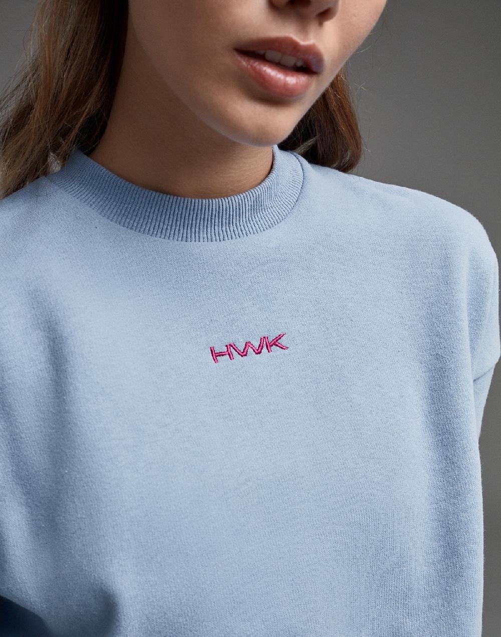 Hawkers MEX CROP SWEATSHIRT BLUE