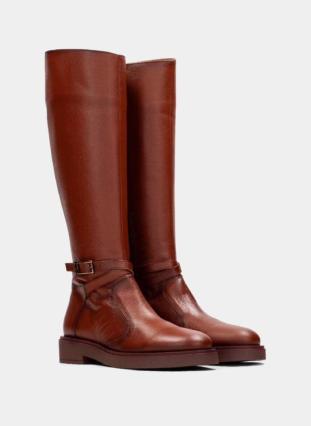 Hispanitas Bota Brooklyn Cuero