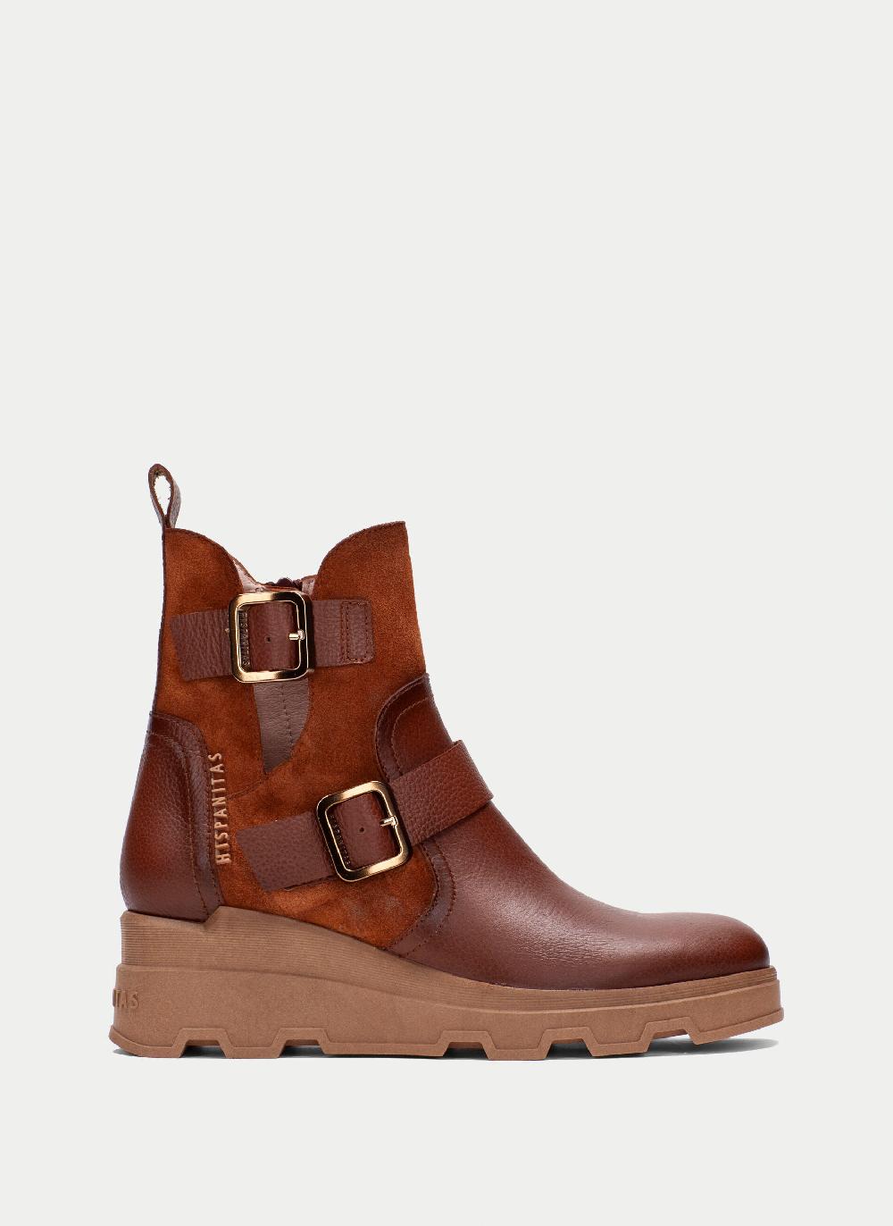 Hispanitas Botin florencia cuero