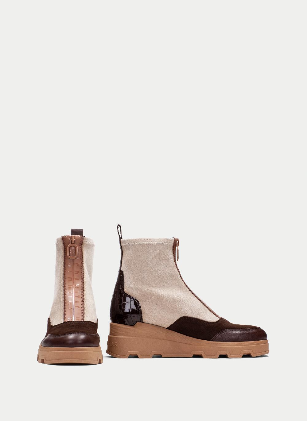 Hispanitas Botin Florencia Marron-milk