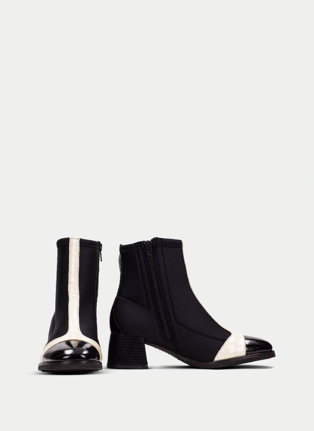 Hispanitas Botin Milan Negro-milk