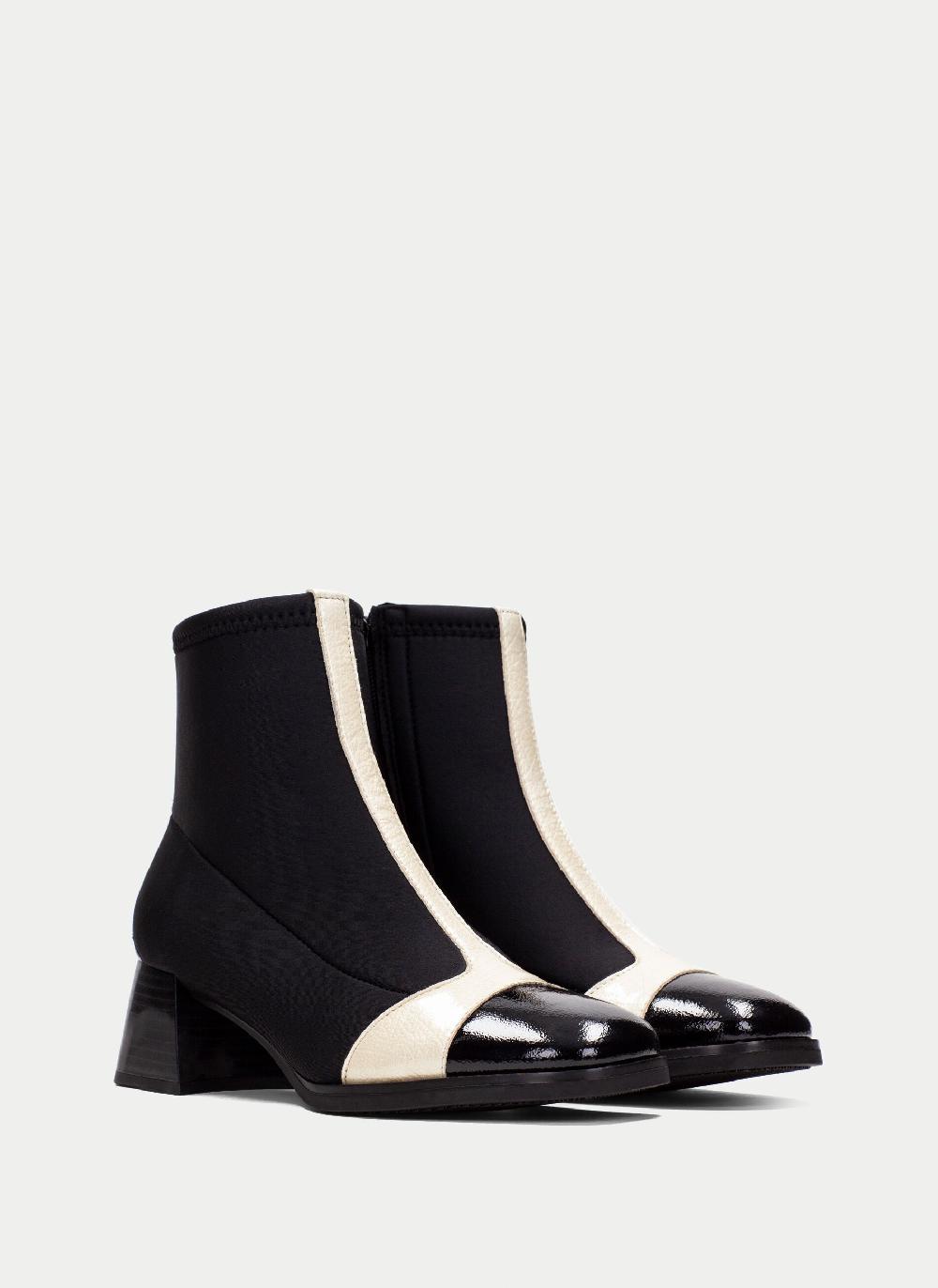 Hispanitas Botin milan negro-milk