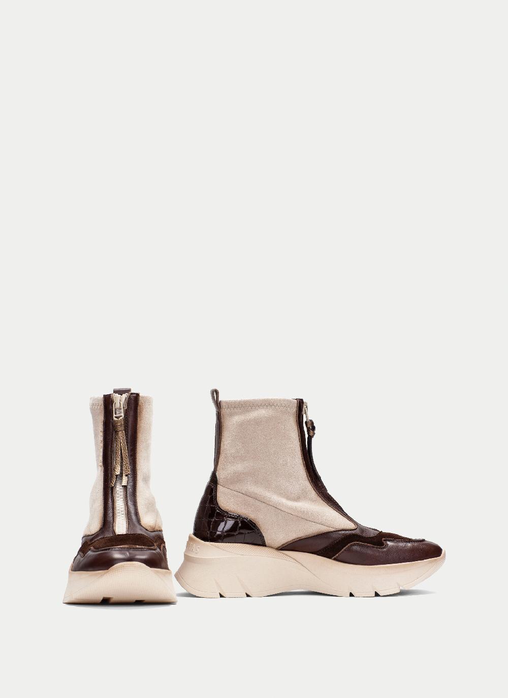 Hispanitas Botin Sport Helsinki Marron-milk