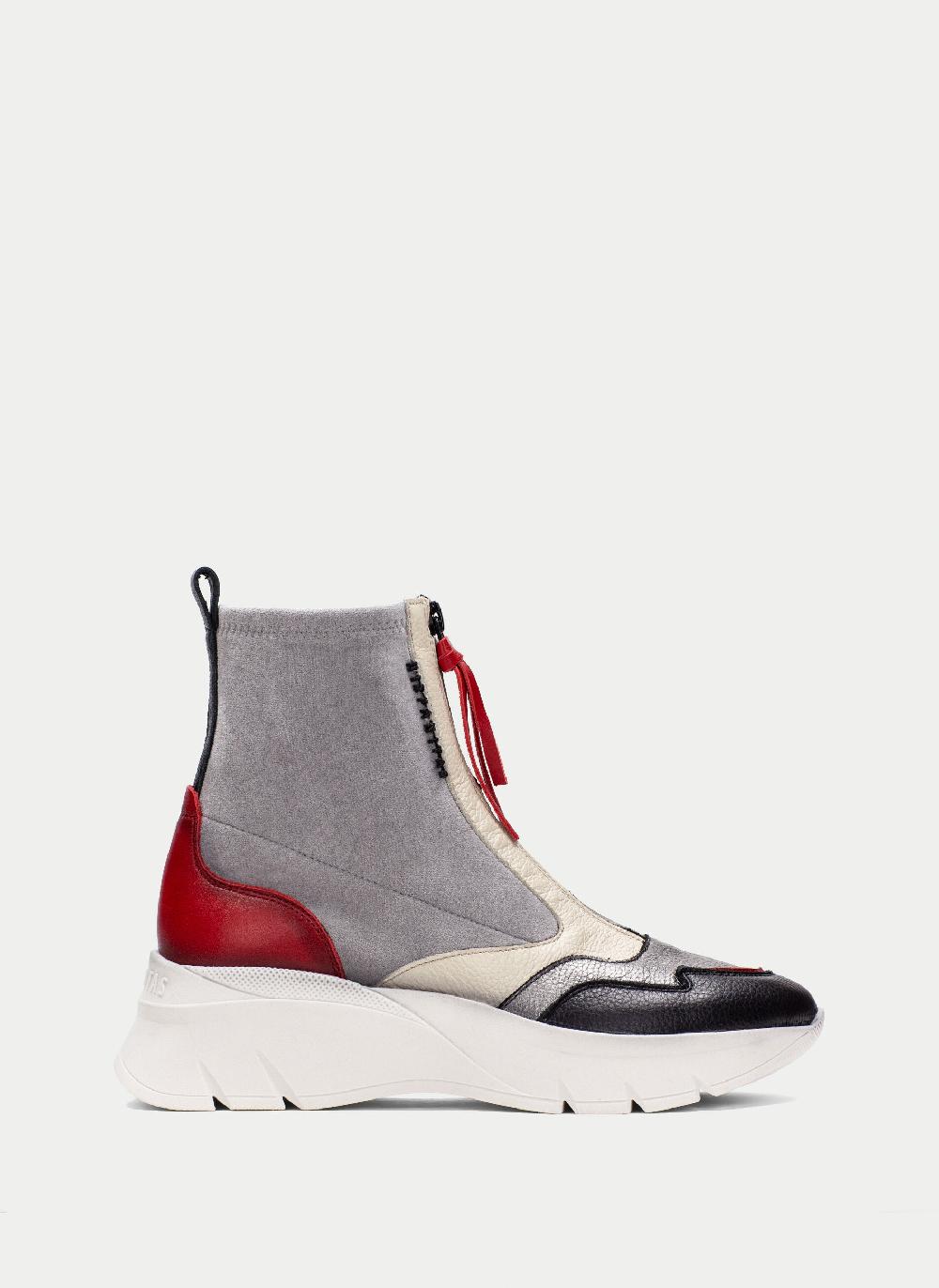 Hispanitas Botin sport helsinki negro-gris-rojo