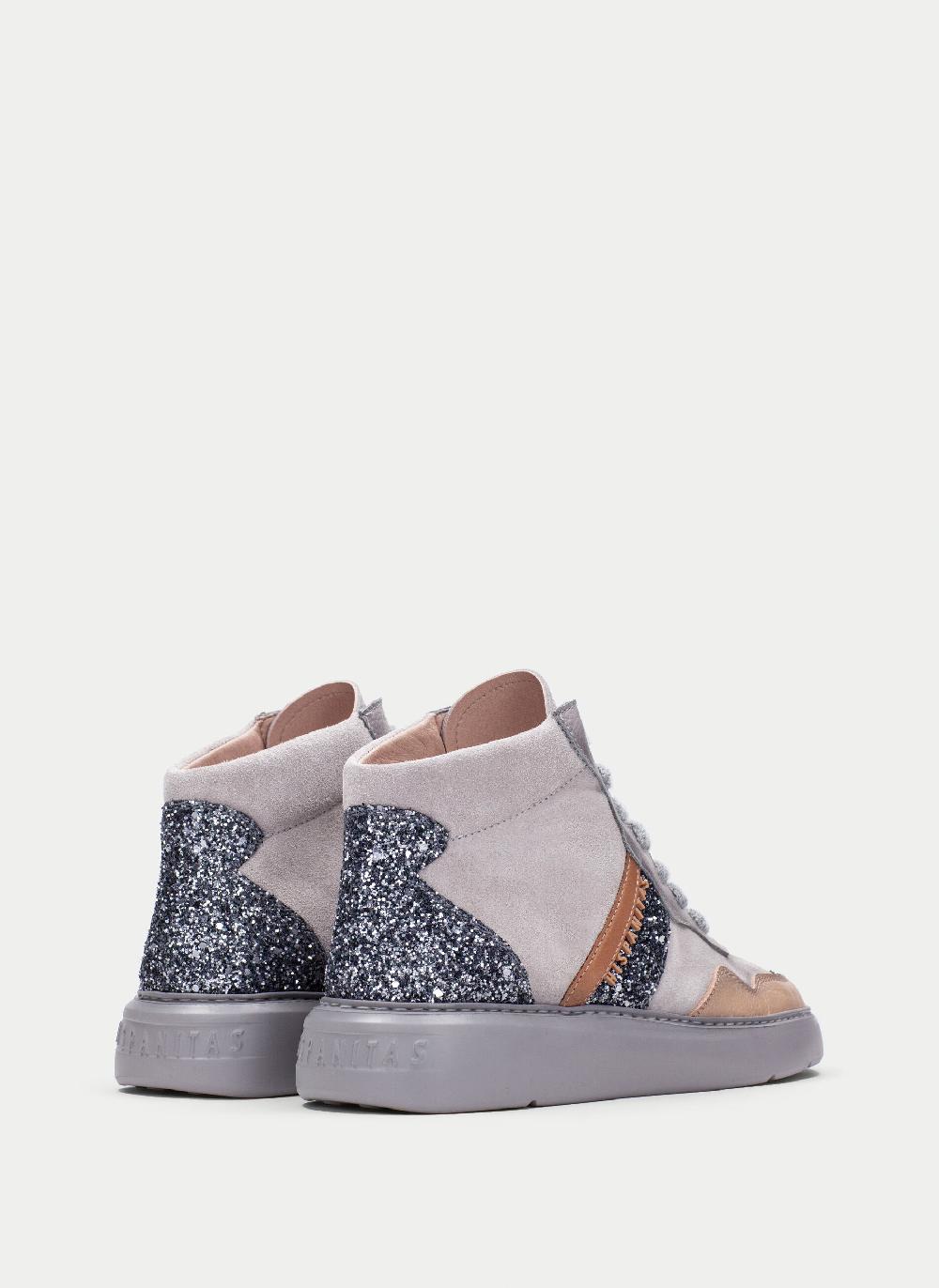 Hispanitas Botin Sport Oceania Gris-tierra-glitter