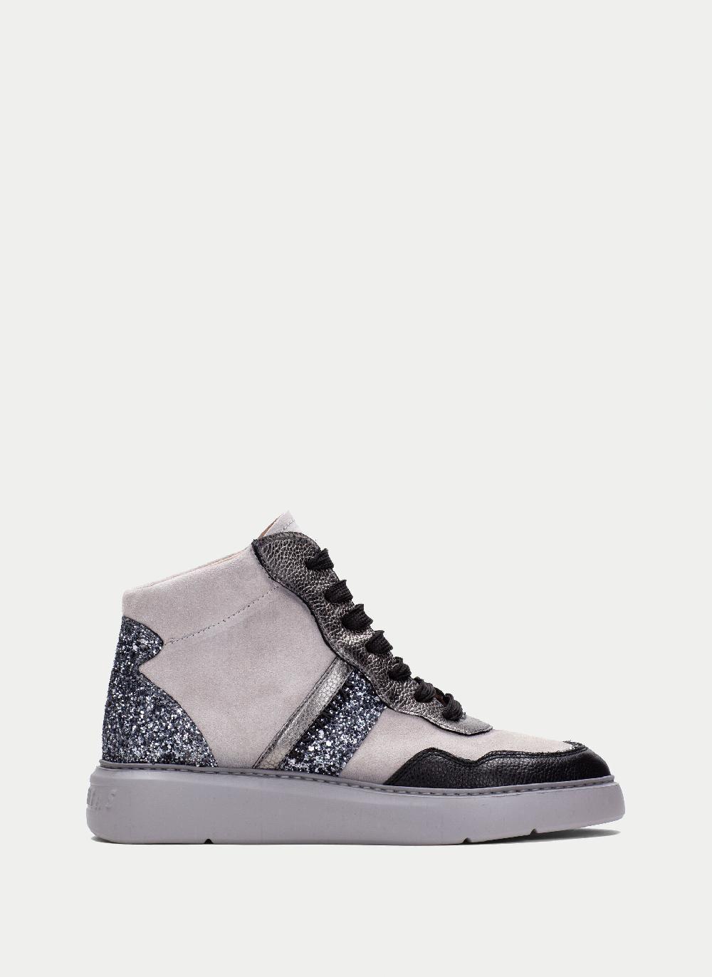 Hispanitas Deportivo oceania negro-gris-glitter