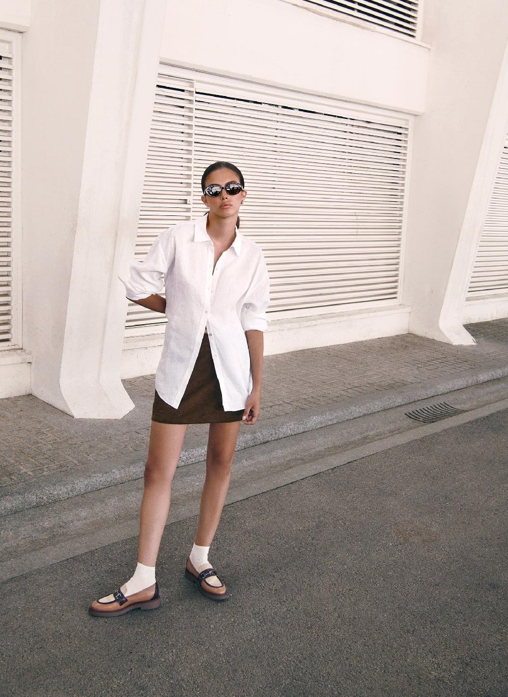 Hispanitas Mocasin Brooklyn Vino-milk-almond