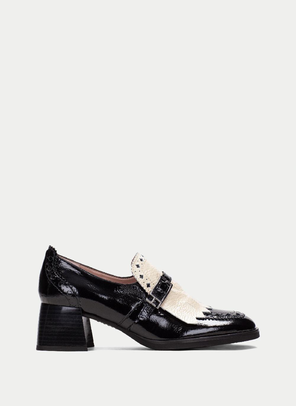 Hispanitas Mocasin milan negro-milk
