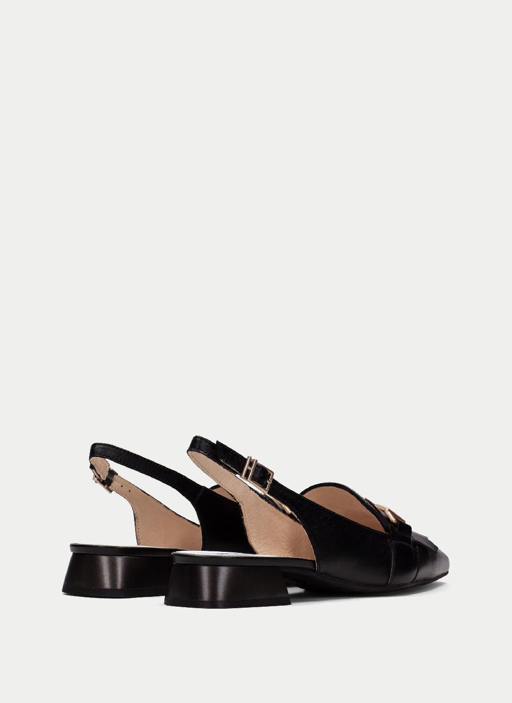 Hispanitas Zapato Plano Dali Negro-blanco