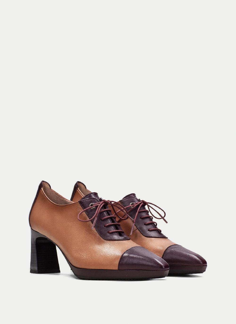 Hispanitas Zapato Tacon ankara vino-almond
