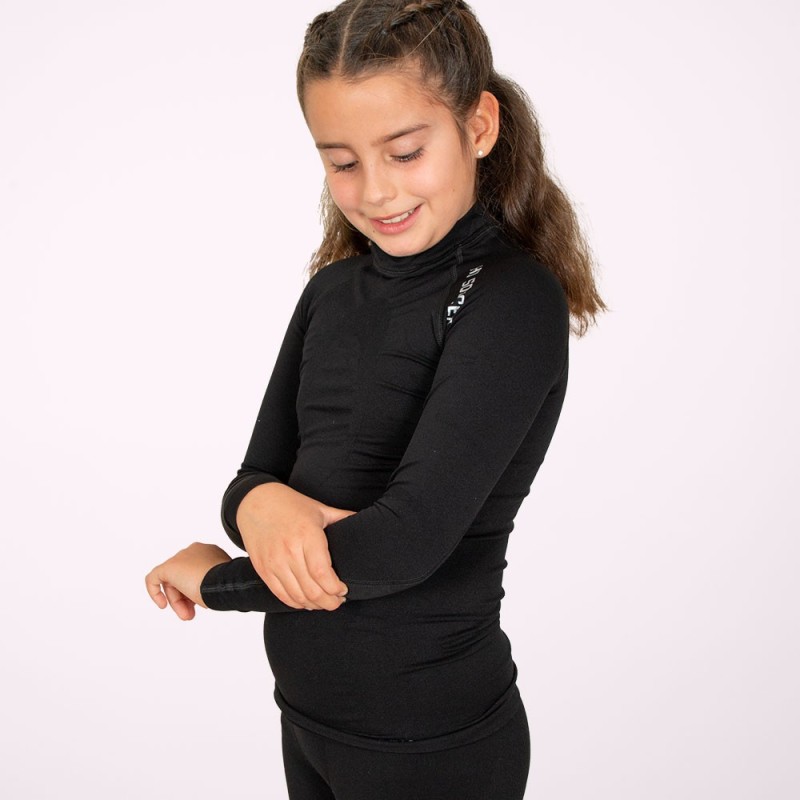 Ho Soccer Camiseta Térmica De Manga Larga Niño Negra