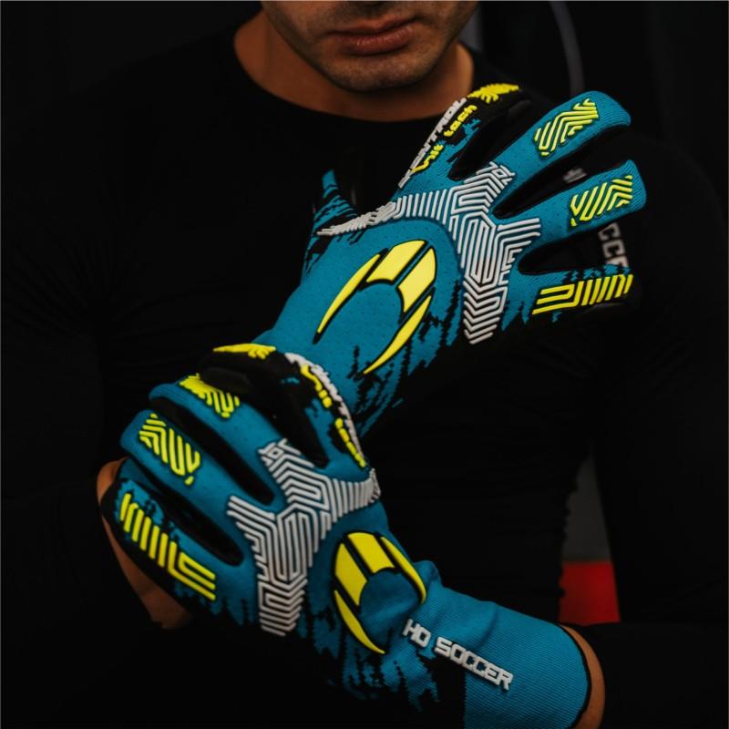 Ho Soccer Guante SSG Kontrol Knit Tech Black Turquoise
