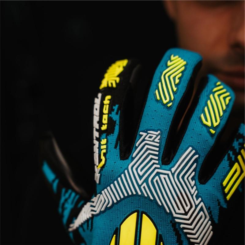 Ho Soccer Guante SSG Kontrol Knit Tech Black Turquoise