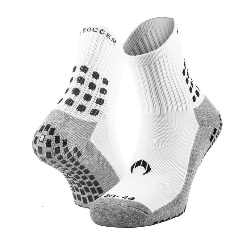 Ho soccer Calcetín deportivo antideslizante blanco