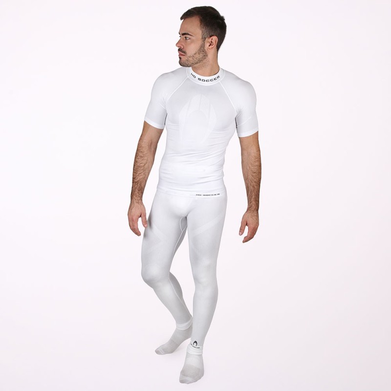 Ho Soccer Camiseta Térmica De Manga Corta Blanca