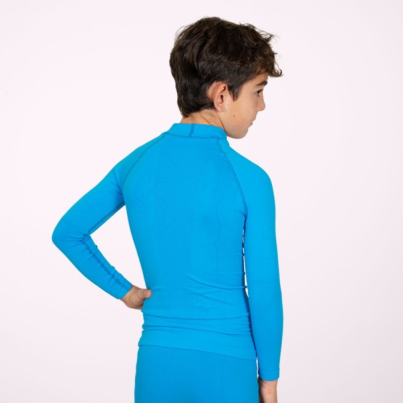 Ho Soccer Camiseta Térmica Manga Larga Junior Azul