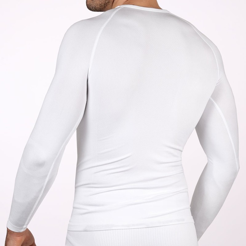 Ho Soccer Camiseta Térmica Sin Cuello Blanca