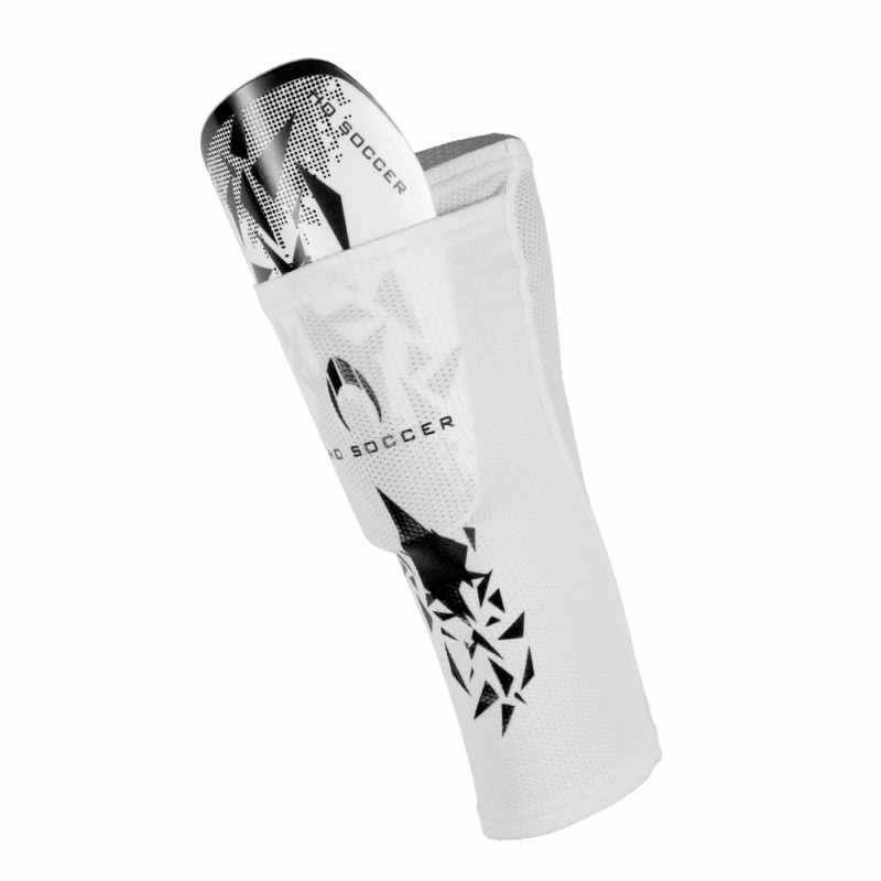 Ho soccer Espinillera Rebel negro/blanca