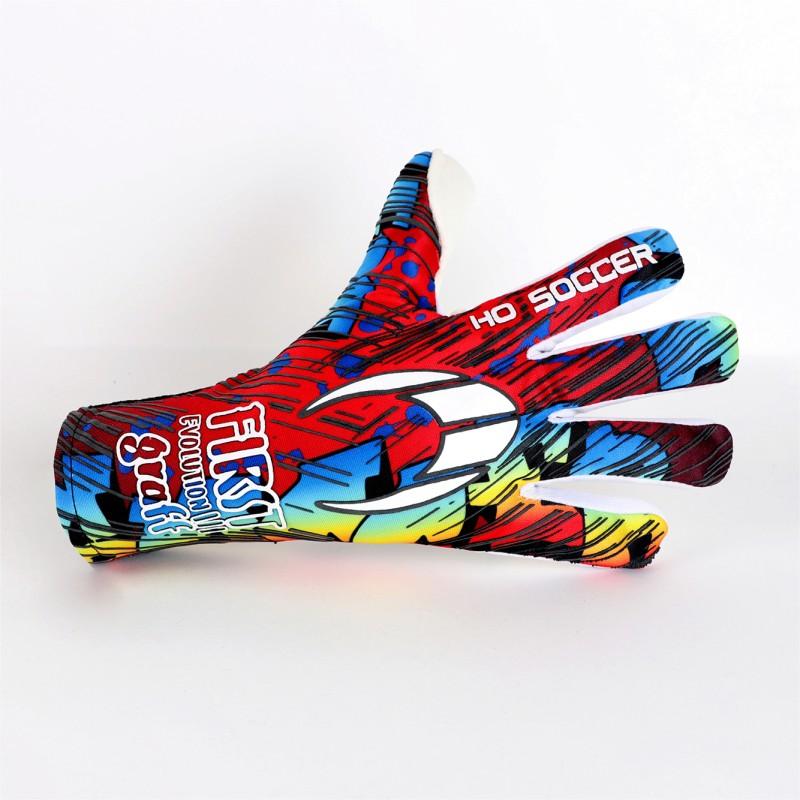 Ho Soccer Guante First Evolution III Graffiti Red