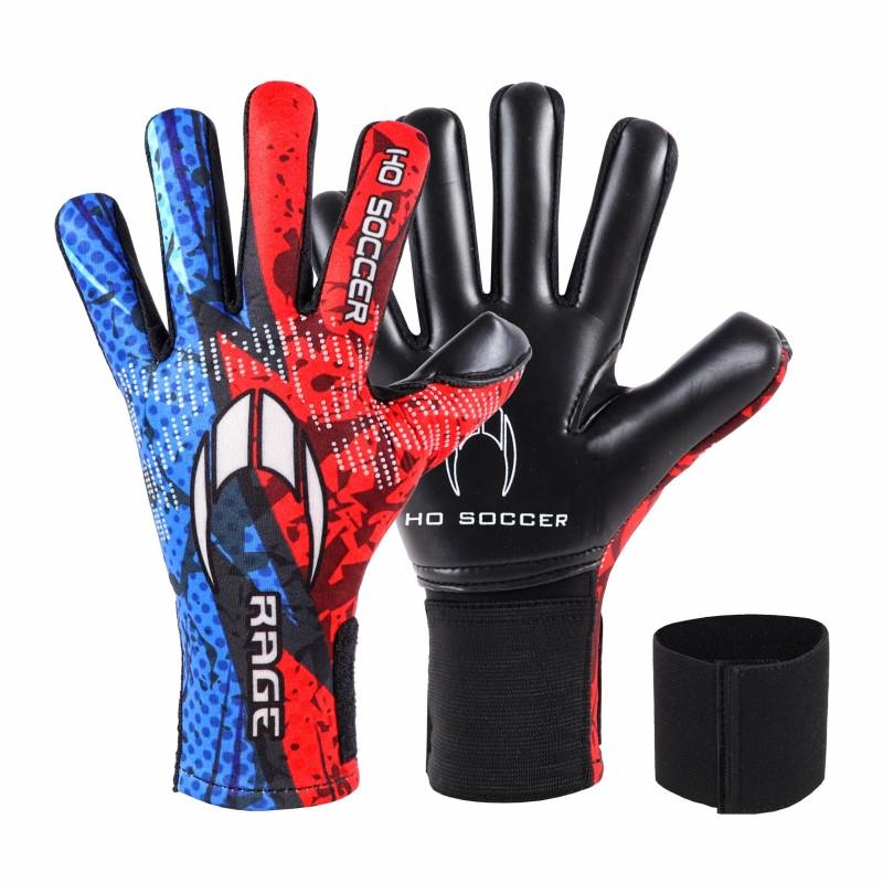 Ho soccer Guante Rage Plus Electric Red Blue