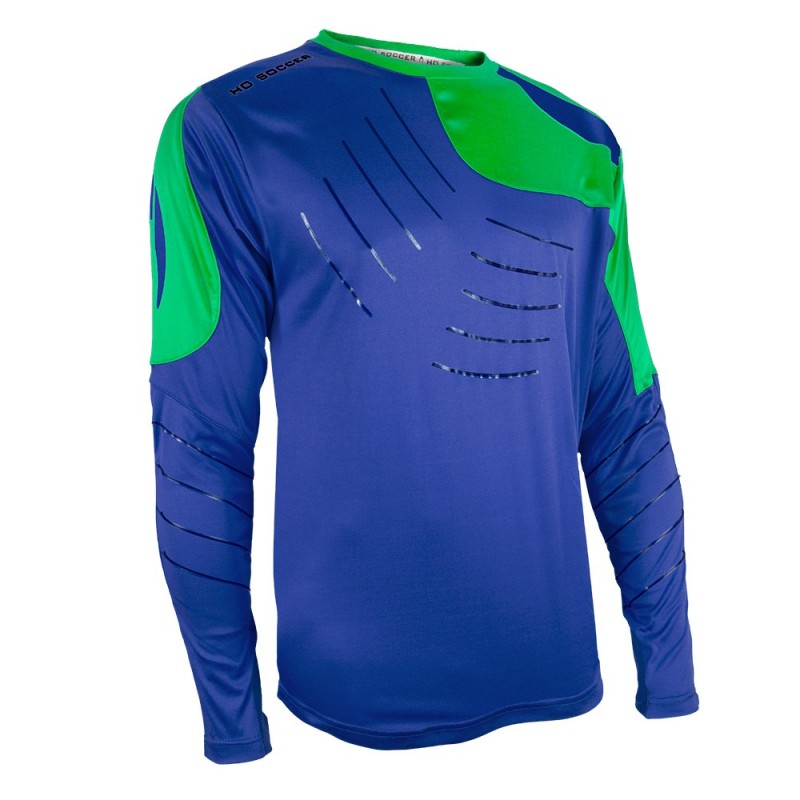 Ho soccer Jersey Secutor verde fluo/azul