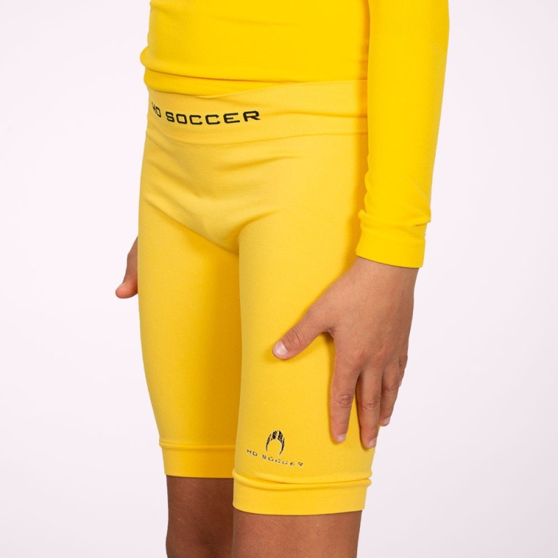Ho Soccer Malla Térmica Corta Amarilla Niño