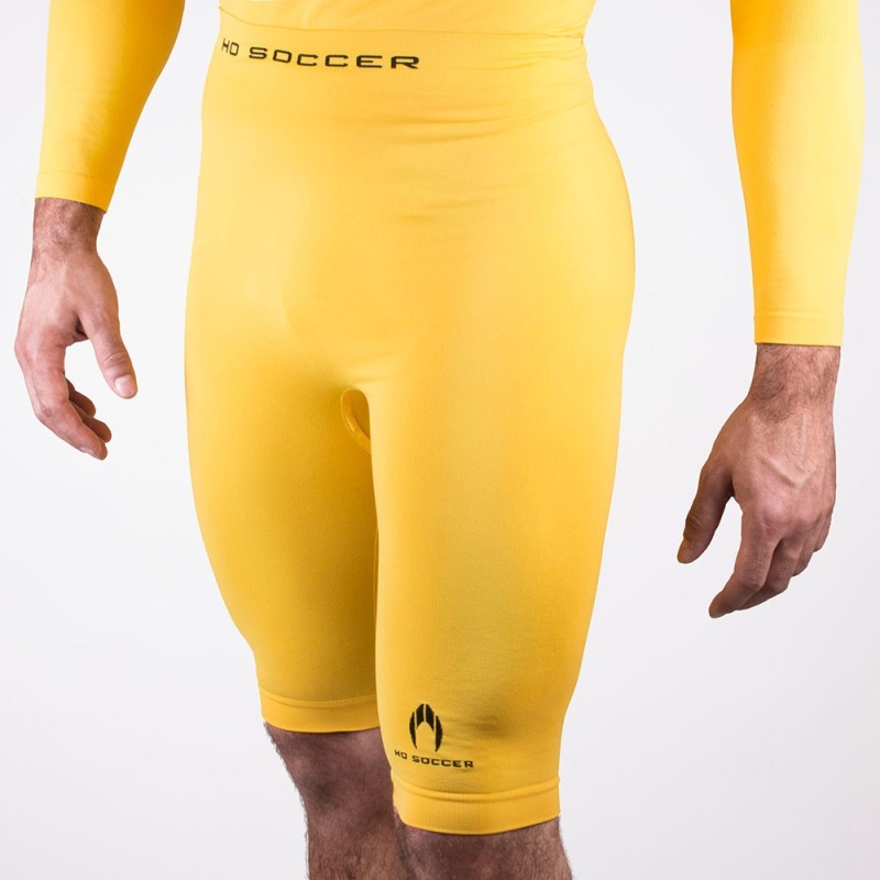 Ho Soccer Malla Térmica Corta Amarilla Senior