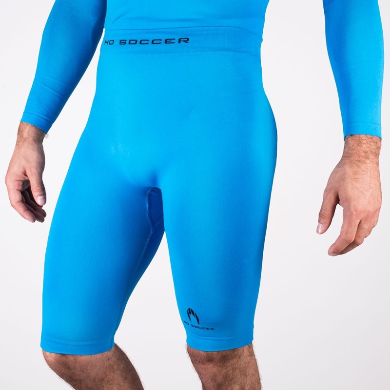 Ho soccer Malla térmica corta azul senior