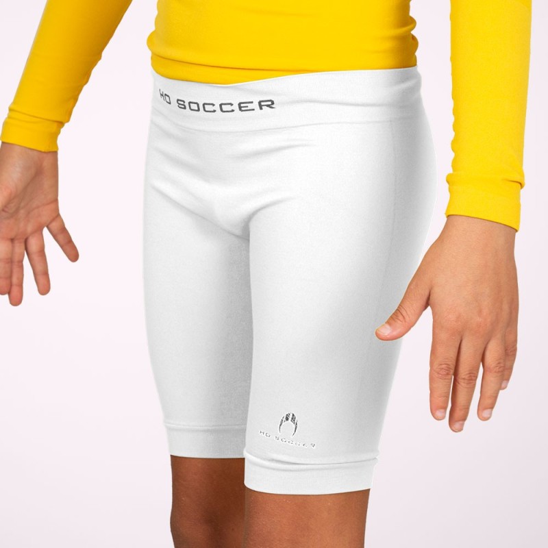 Ho soccer Malla térmica corta blanca niño