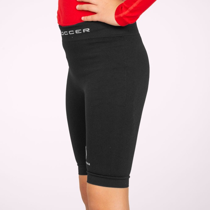 Ho Soccer Malla Térmica Corta Negra Niño