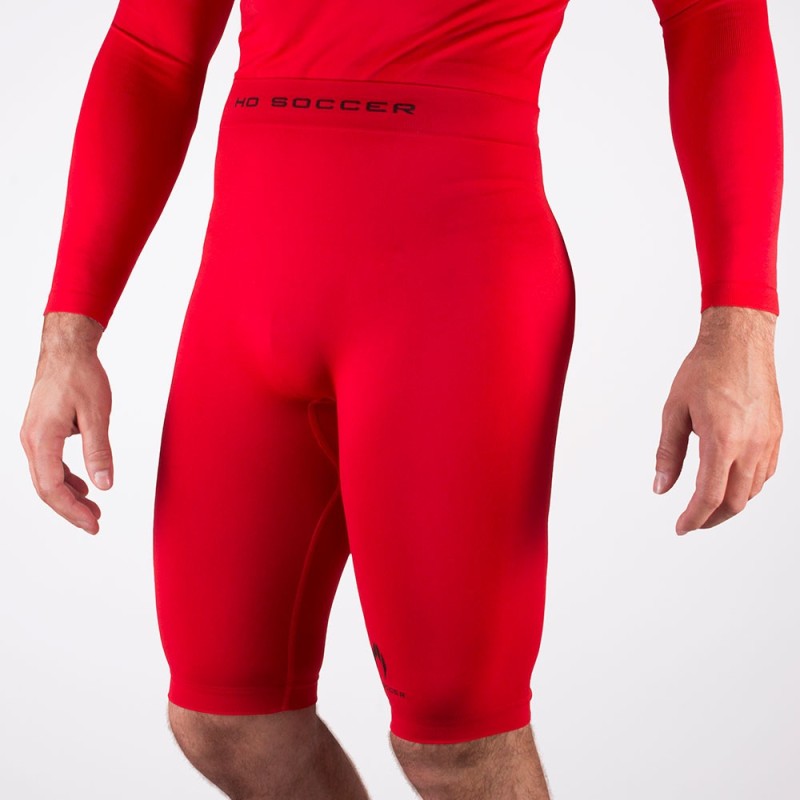 Ho soccer Malla térmica corta roja senior