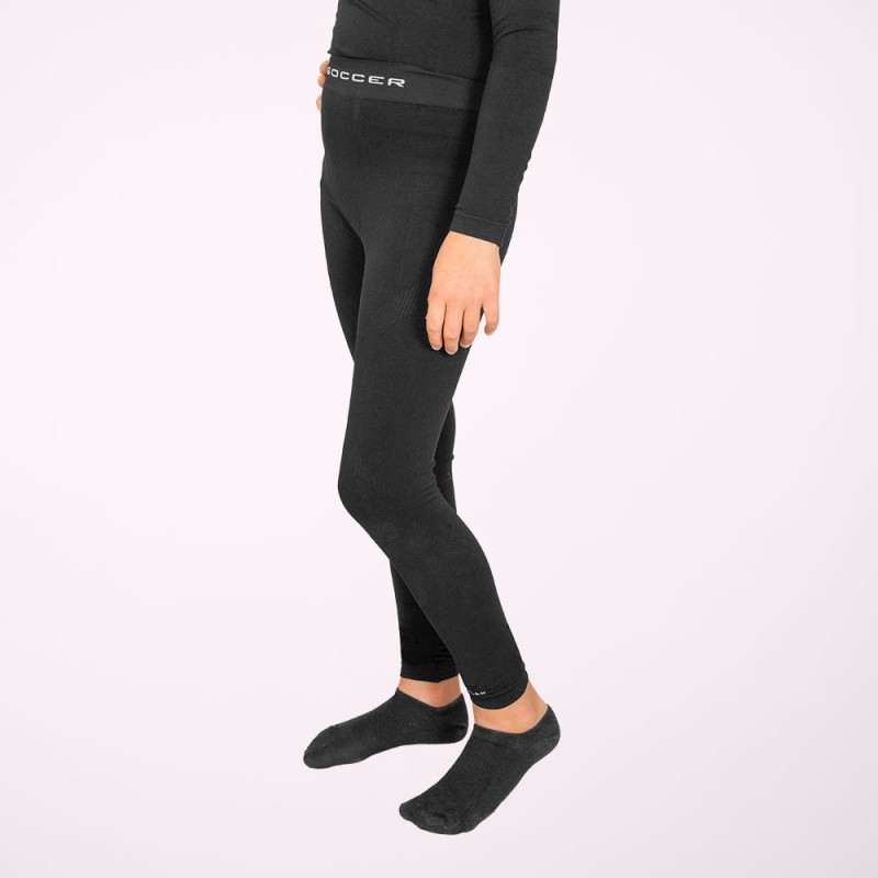 Ho Soccer Malla Térmica Larga Negra Junior