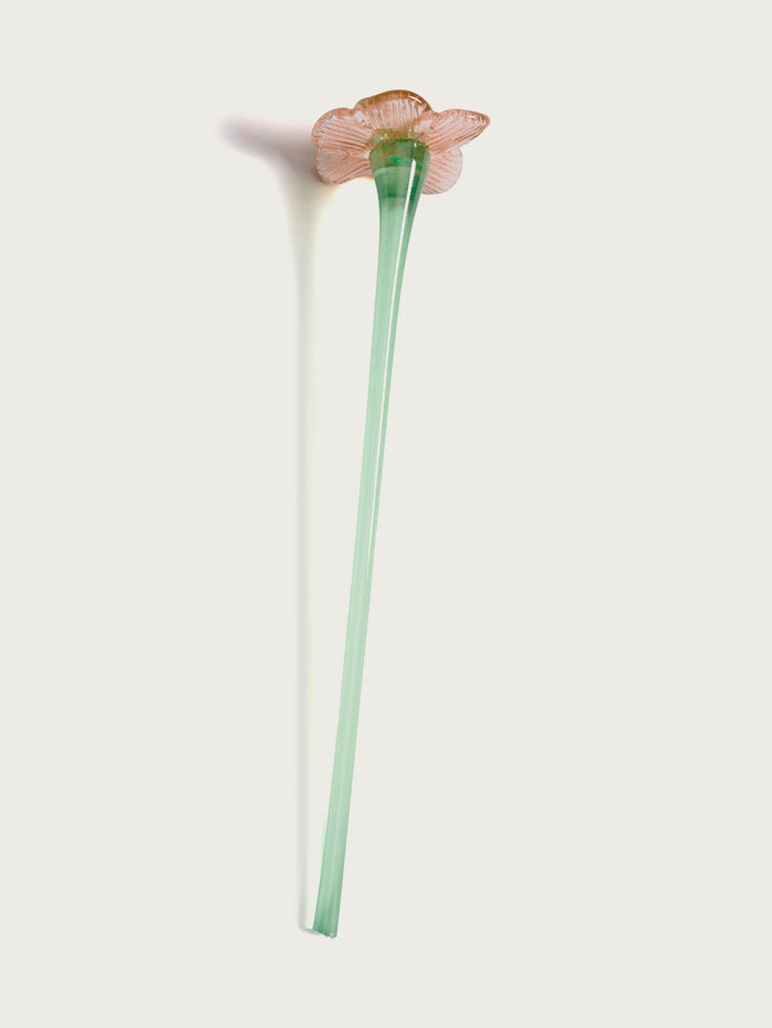 Hoff Deco Mouthblown Crystal Flower Cream By HOFF