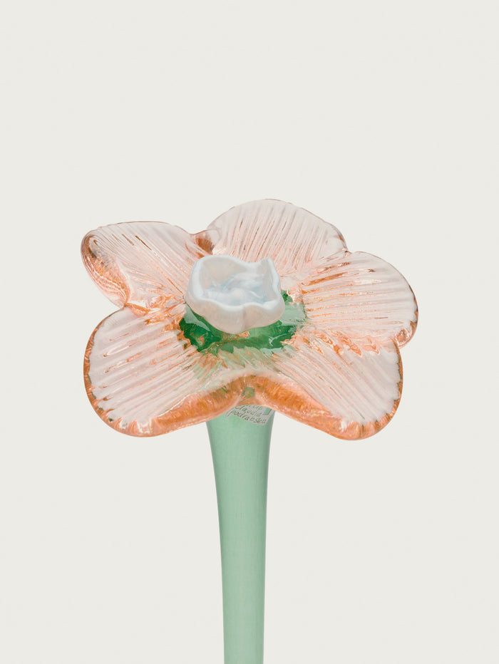 Hoff Deco Mouthblown Crystal Flower Cream by HOFF