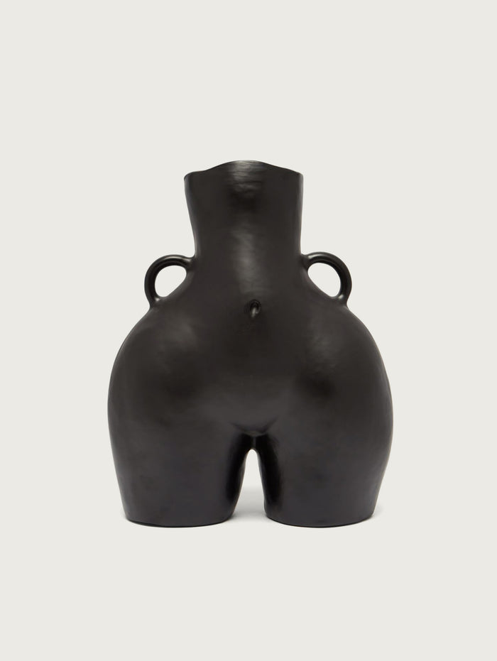 Hoff Jarrón Love Handles Vase Black by HOFF