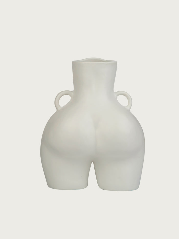 Hoff Jarrón Love Handles Vase White By HOFF