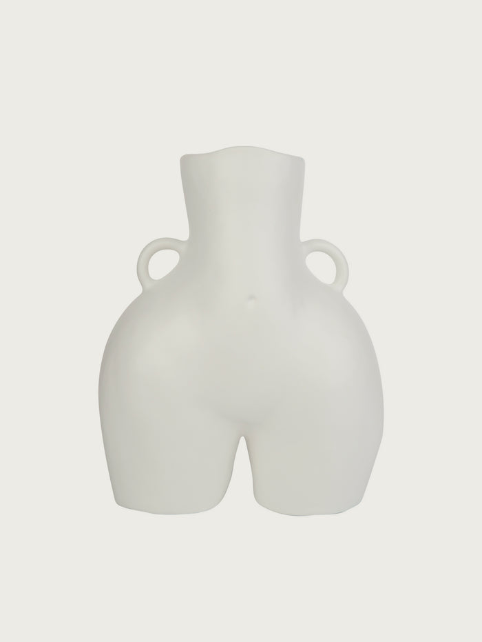 Hoff Jarrón Love Handles Vase White by HOFF