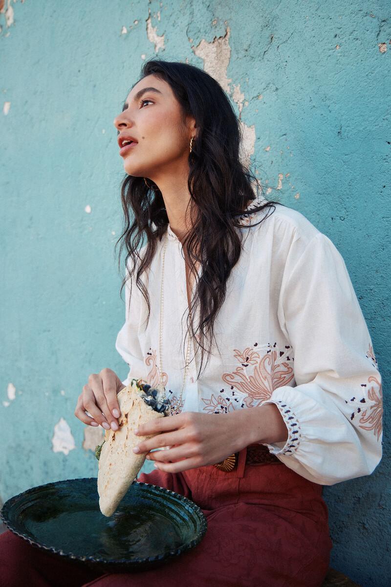 Hoss Intropia Alicia. Blusa Bordada | Blusas Y Camisas De Mujer | Hoss Intropia